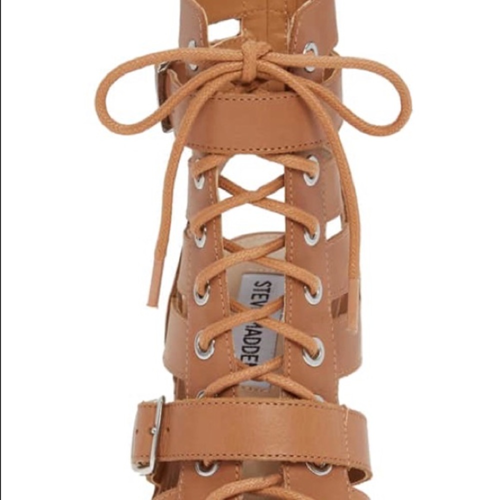 STEVE MADDEN Cecilia Natural Leather Heel - Picture 3 of 3